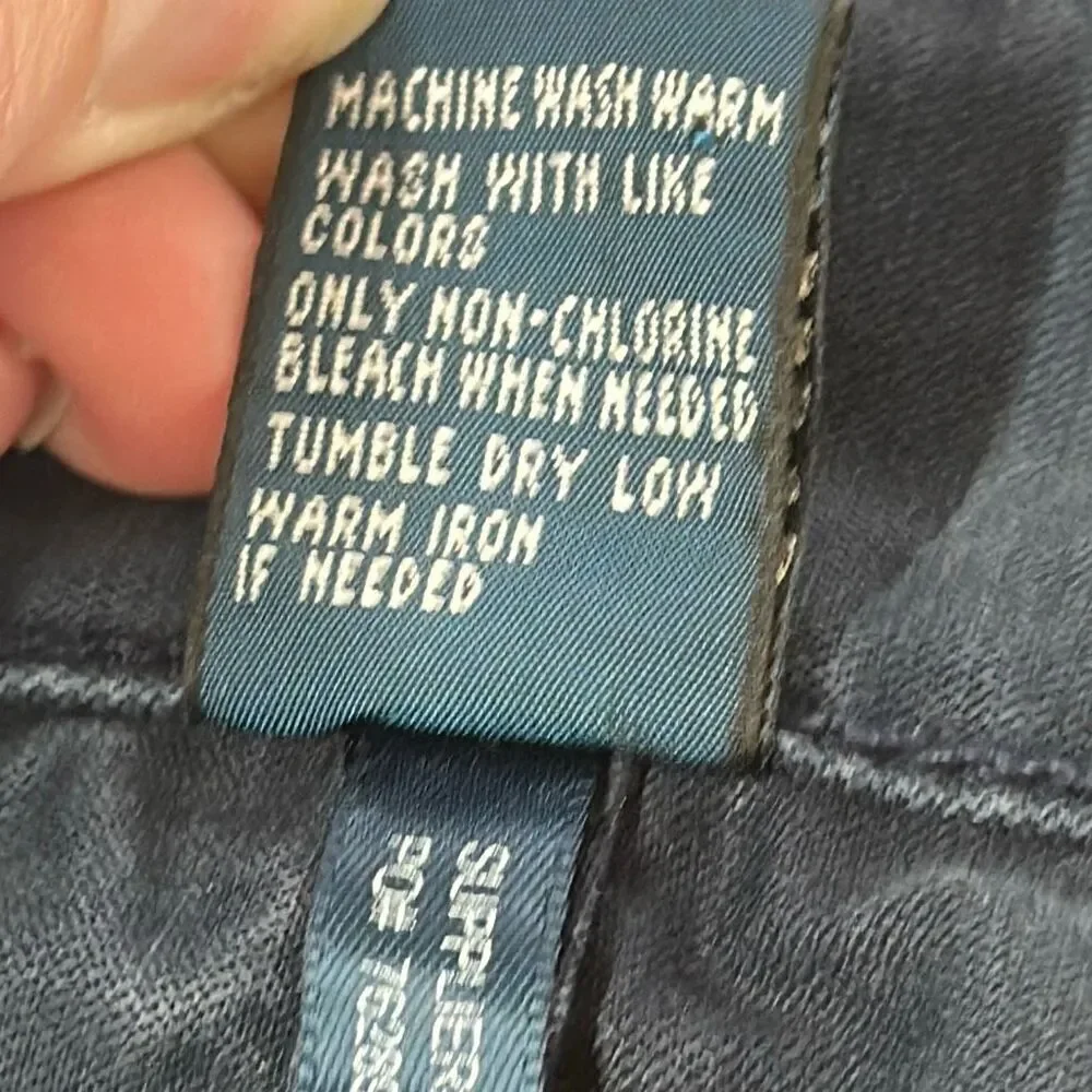Polo Ralph Lauren Navy‎ Blue Pants Khaki Chino size 36x30 100% Cotton